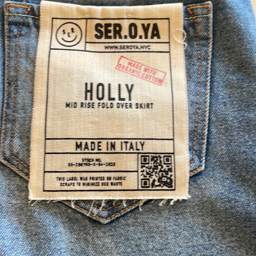 NWT SER.O.YA Women's Holly Denim Skirt size 25‎ - Picture 15 of 15